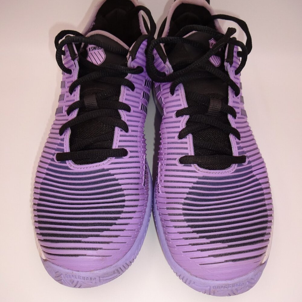 Womens K-Swiss Hypercourt Supreme Size 10 Purple & Black Tennis Shoes Sneakers - Picture 3 of 10